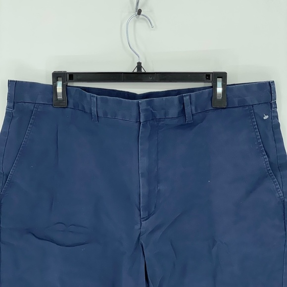 NORDSTROM Slim Fit Flat Front Navy Dockers - Picture 2 of 5